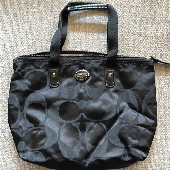 Coach Black Tote Bag - Picture 1 of 5